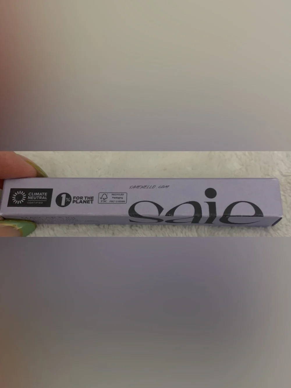 Saie Full-Coverage Mascara-Mascara 101 Lengthening and Lifting-Brown BNIB